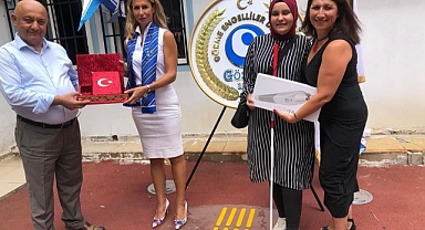 Gözder - Acarkent Rotari Kulübü işbirliğiyle görme engelli üniversite öğrencilerine akıllı baston 