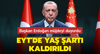 EYT'de yaş şartı kalktı!