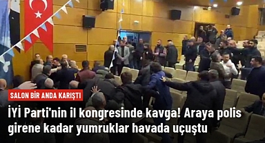 İyi Parti'nin Rize Merkez İlçe Kongresi'nde kavga çıktı