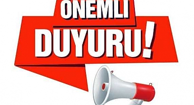 BAKIRKÖY BELEDİYESİ'NDEN ÖNEMLİ DUYURU !