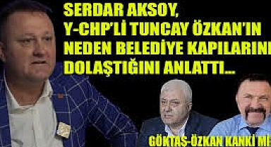 CHP'li Menemen Belediye Başkanı Serdar Aksoy, 'Tuncay Özkan'ın gizli bağlarını' anlattı 
