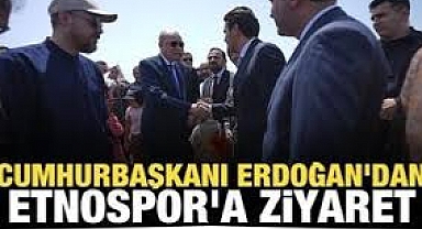 Başkan Recep Tayyip Erdoğan, Atatürk Havalimanı'nda yapılan 7. Etnospor Kültür Festivali'ni ziyaret etti.