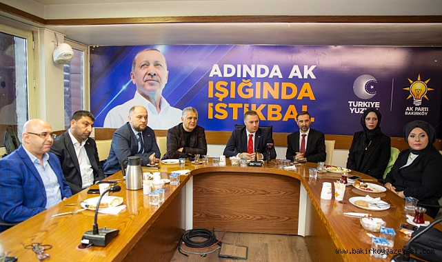 AK Parti Bakırköy İlçe Başkanlığı Basın Mensuplarıyla Bir Araya Geldi
