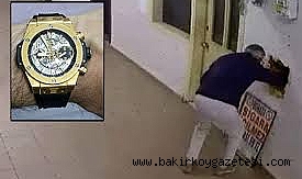 Bakırköy'de akıl almaz 40 bin dolarlık saat hırsızlığı kamerada
