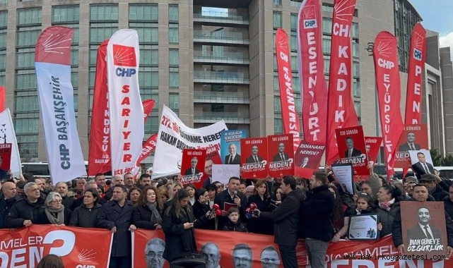 CHP’li başkanlara iddianame yok yürüyüşü