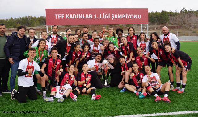TFF Kadınlar 1. Ligi'nde Şampiyon Bakırköy Kadın Futbol Spor Kulübü Oldu