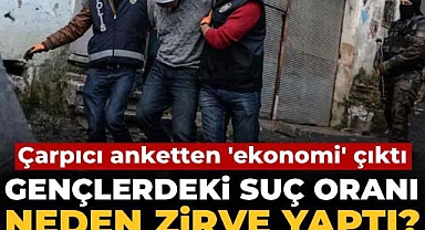 Gençlerdeki suç oranı neden zirve yaptı? Çarpıcı anketten 'ekonomi' çıktı