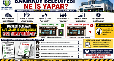 BAKIRKÖYDE TUVALETİ OLMAYAN İŞLETMELERE RUHSAT VERİLİYOR MU?
