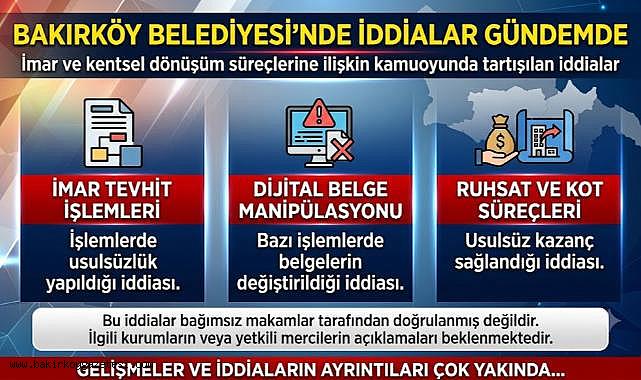 BAKIRKÖY BELEDİYESİ İLE İLGİLİ ŞOK İDDİALAR !