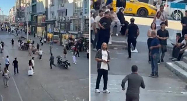 Bakırköy'de dehşet anı. İşportacı ensesinden bıçakladı