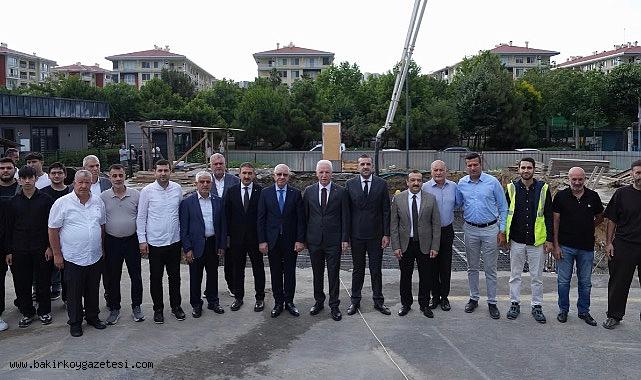 Bakırköy'de Ahmet Çokyaşar Camii ve sosyal yaşam merkezi için temel atıldı