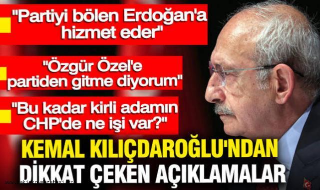 Kemal Kılıçdaroğlu'ndan Özgür Özel'e çok konuşulacak çağrı: Partiden gitme