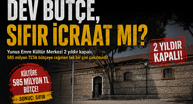 YUNUS EMRE KÜLTÜR MERKEZİ BİRİLERİNE PEŞKEŞ İÇİN Mİ ATIL DURUYOR?