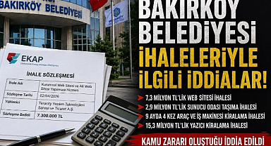 Bakırköy Belediyesi İhaleleriyle İlgili Kamu Zararı İddiaları Gündemde