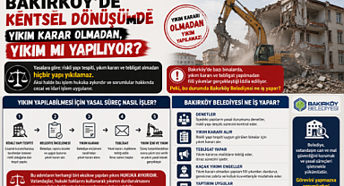 BAKIRKÖY'DE KENTSEL DÖNÜŞÜMDE YIKIM KARARI OLMADAN YIKIM MI YAPILIYOR?