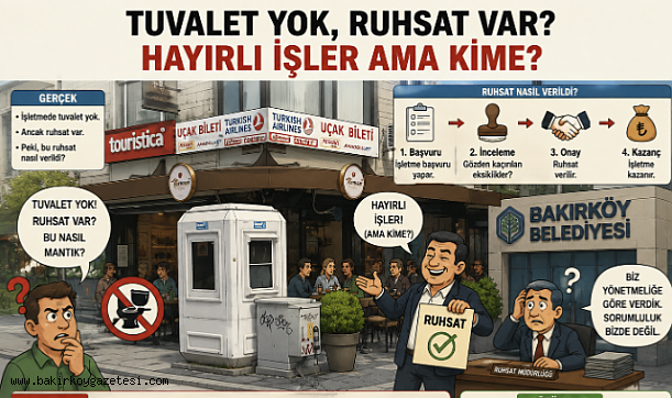 TUVALET YOK RUHSAT VAR! HAYIRLI İŞLER