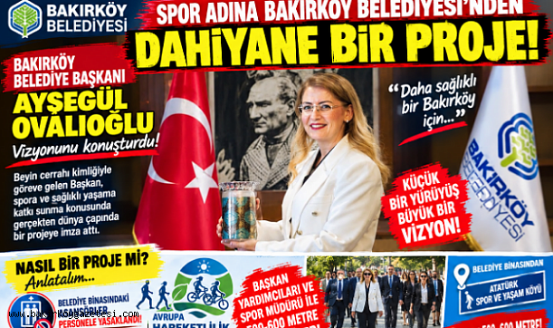 Bakırköy Belediyesinden Spor Adına Dahiyane Bir Proje!
