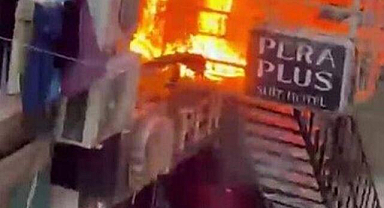 Bakırköy'de Pera Plus otelde yangın: 12 yaralı