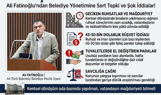 AK PARTİ MECLİS ÜYESİ ALİ FATİNOĞLU