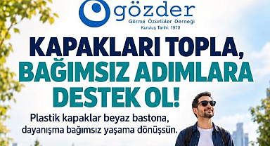 GÖZDER'E DESTEK ! KAPAKLARI TOPLA, BAĞIMSIZ ADIMLARA DESTEK OL!