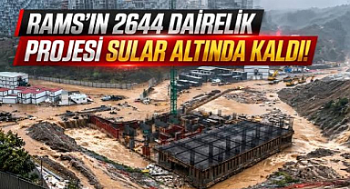 Rams Park House Maslak Projesi sular içinde kaldı