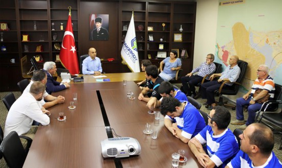 Ampüte millilerden Başkan Kerimoğlu'na ziyaret