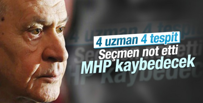 Anketçilerin yorumu: MHP oy kaybedecek