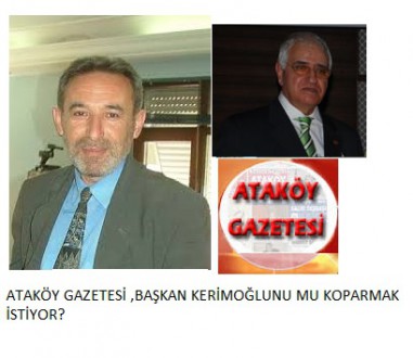 ATAKÖY GAZETESİ KONUK YAZAR YILMAZ BACACIYI TETİKÇİ Mİ KULLANIYOR?