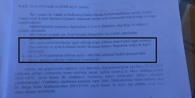 BAKIRKÖYDE DEVLETİN MALINA ÇÖKMÜŞLER