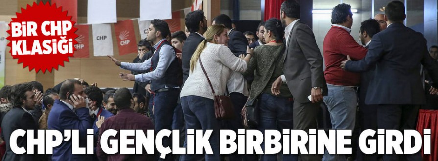 Bir CHP klasiği! Kurultay'da kavga çıktı
