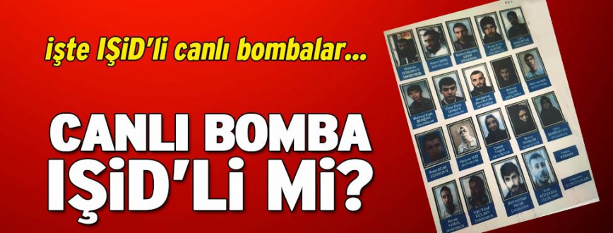 Canlı bomba bu listeden mi?