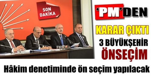 CHP’de milletvekili aday belirleme yöntemleri belirlendi!