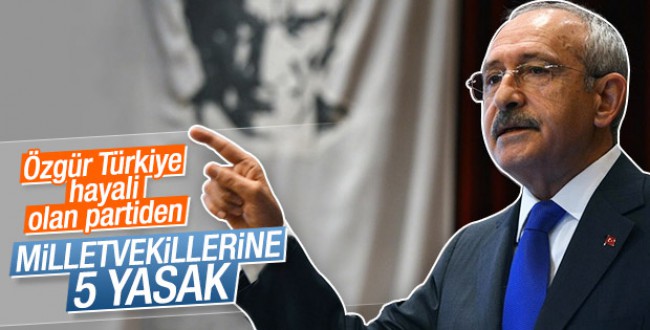 CHP Grubu'ndan milletvekillerine uyarı