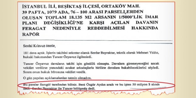 CHPDE 50 MİLYON DOLARLIK RÜŞVET PAYLAŞILMIŞ