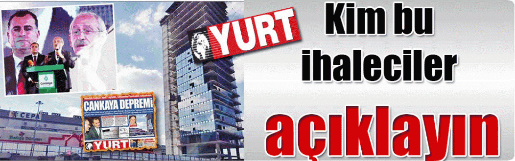 CHP de Kim bu ihaleciler açıklayın