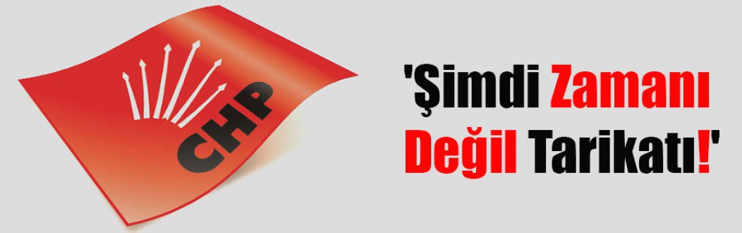 `CHPDE KİMSE KILIÇDAROĞLUNU ELEŞTİREMEZ`