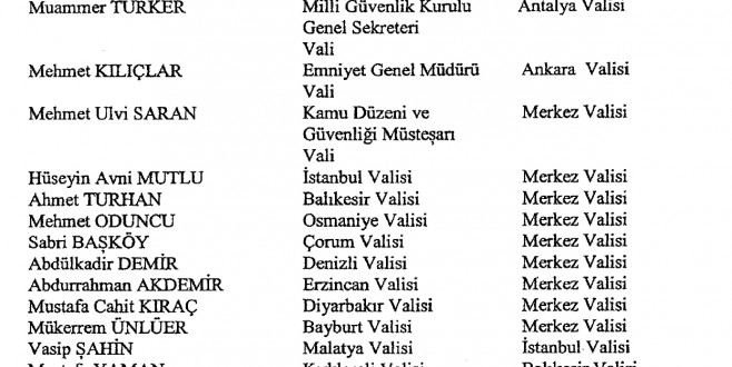 İSTANBULA YENİ VALİ