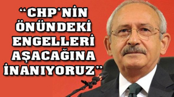 Marmara vekillerinden CHP liderine destek