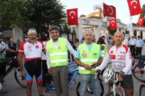 ULUSLARARASI BİSİKLET FESTİVALİ STARTI BAKIRKÖYDE VERİLDİ
